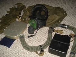 Russian MIG Aircrew PLF Flight NBC Gas Mask Respirator