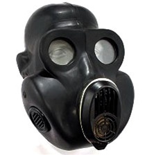 Soviet Warsaw Pact EO-19 PBF Gas Mask and Filter - Black